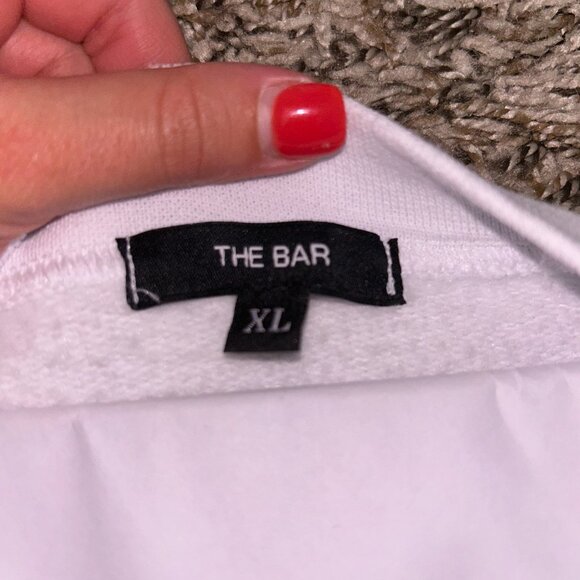 The Bar White and Blue Fiancé Sweatshirt - Picture 3 of 6